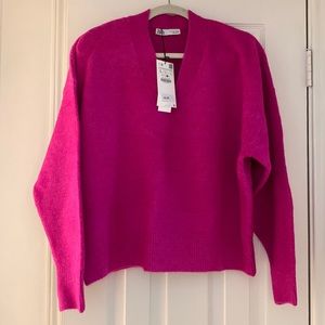 Zara fuchsia sweater